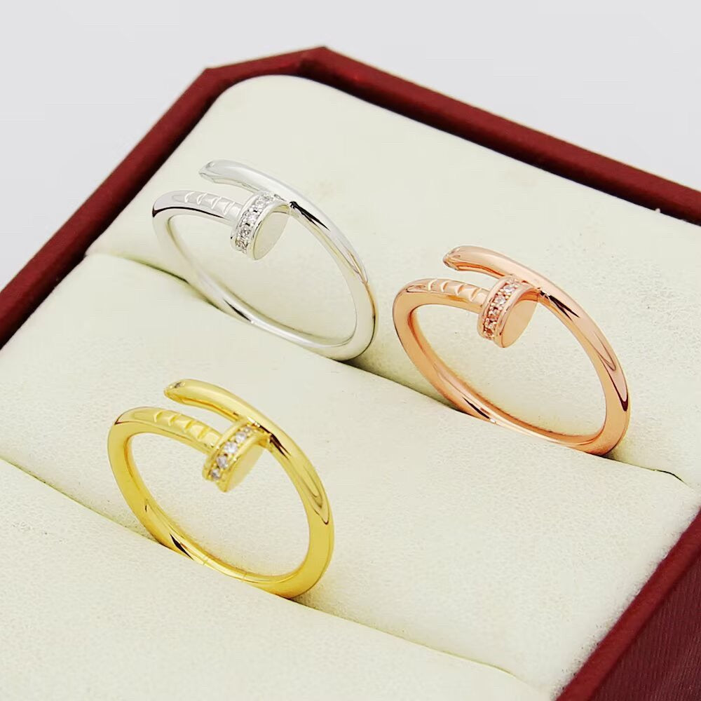 [Elite]JUSTE 1.8MM HALF DIAMOND RING