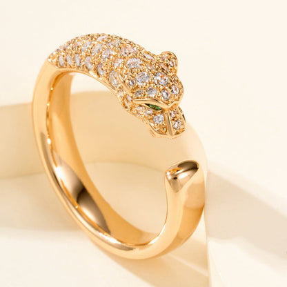 [Elite]PANTHERE HALF DIAMOND SMALL RING
