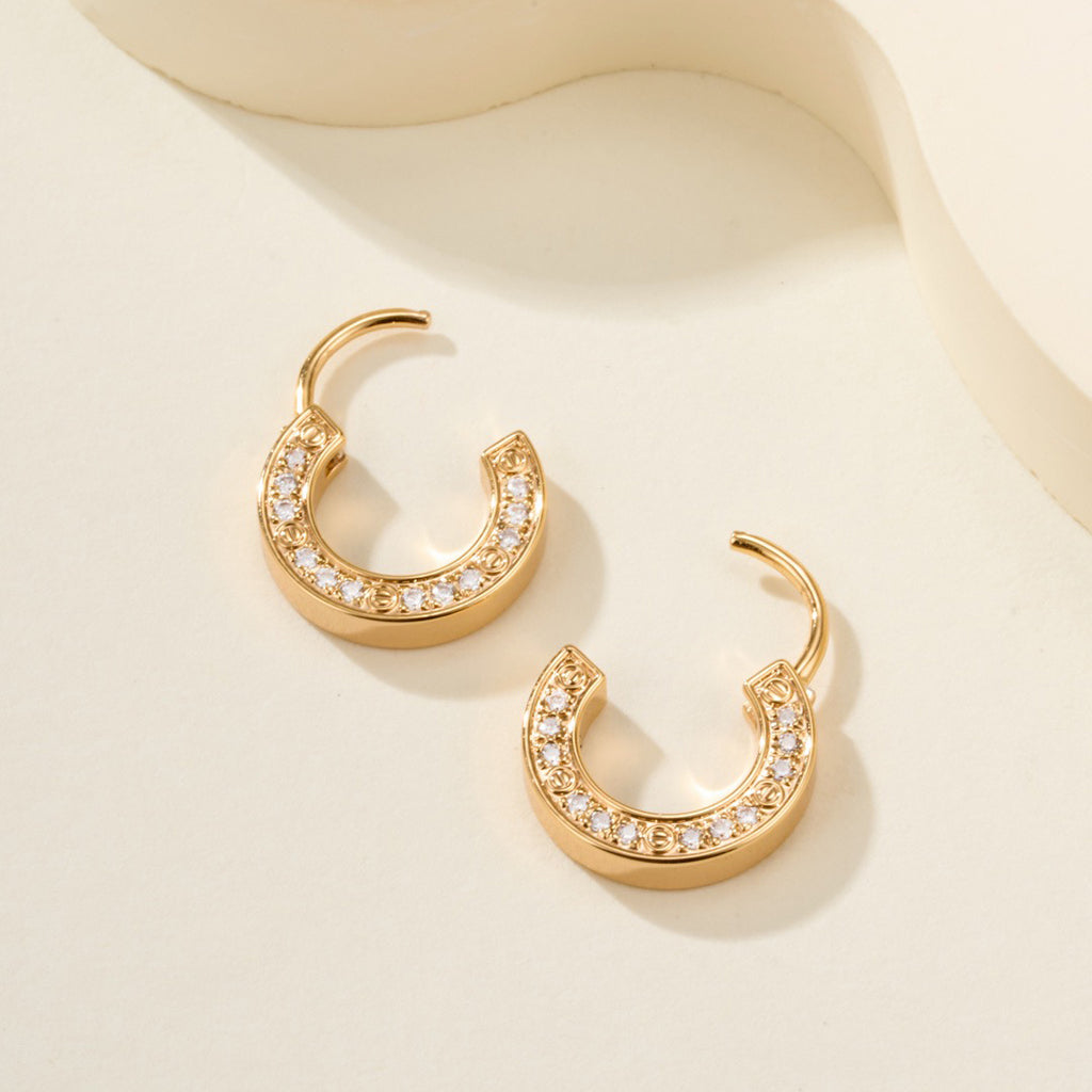 [Elite]LOVE DIAMOND EARRINGS