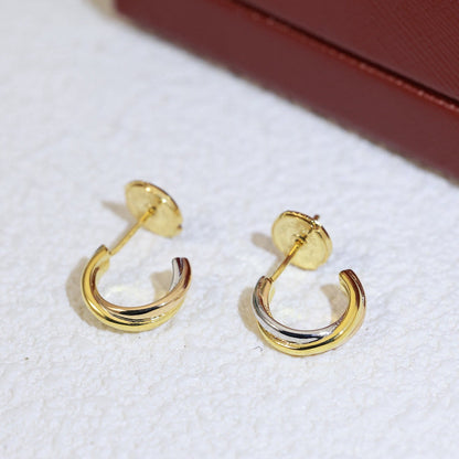 [Elite]TRINITY ON DIAMOND MINI EARRINGS