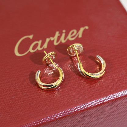 [Elite]TRINITY ON DIAMOND MINI EARRINGS