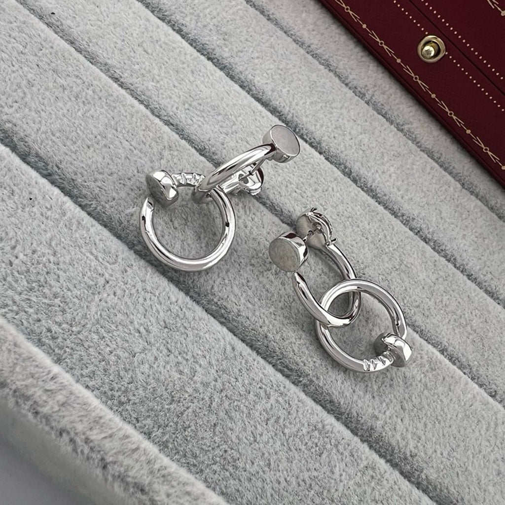 [Elite]JUSTE NO DIAMOND DOUBLE EARRINGS