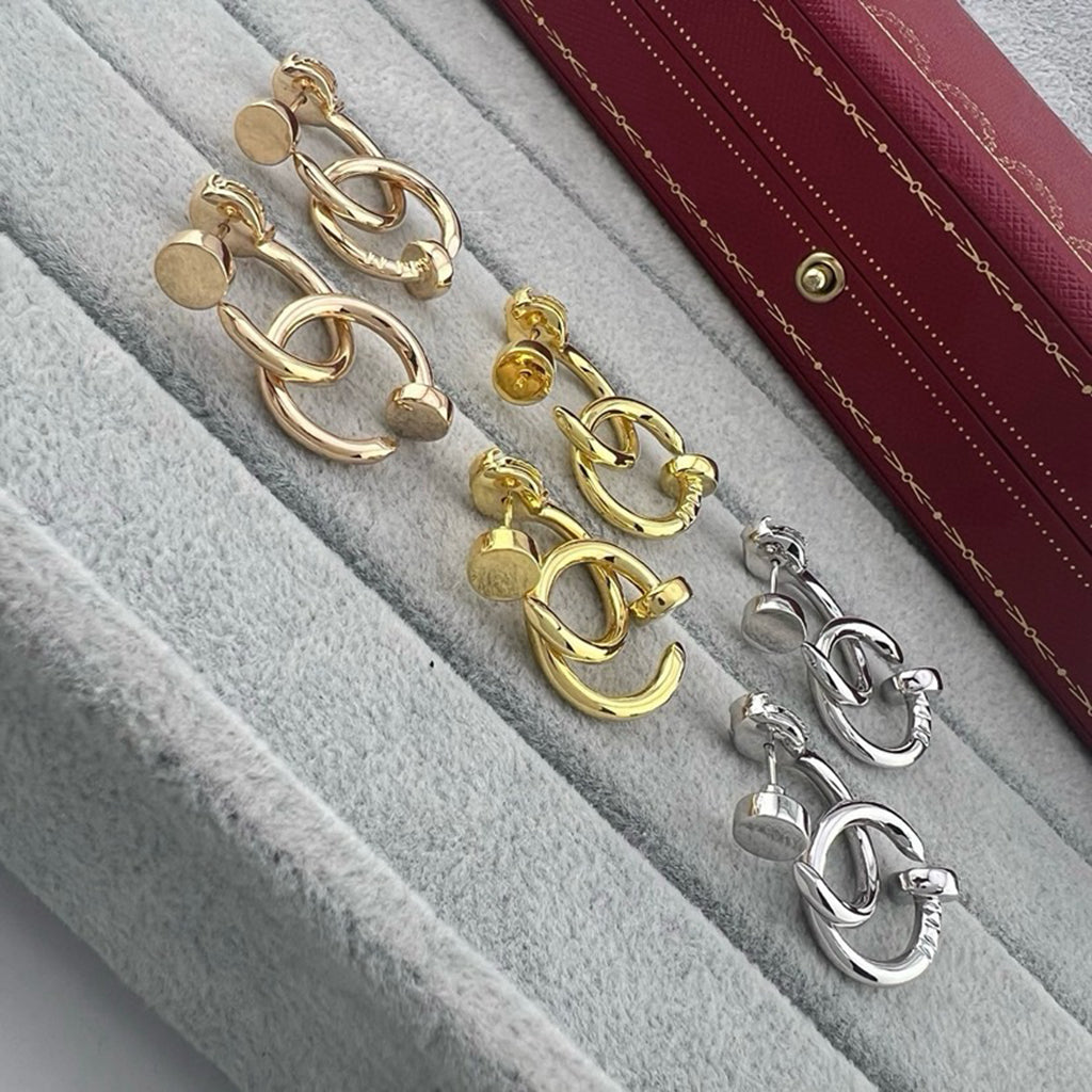 [Elite]JUSTE NO DIAMOND DOUBLE EARRINGS