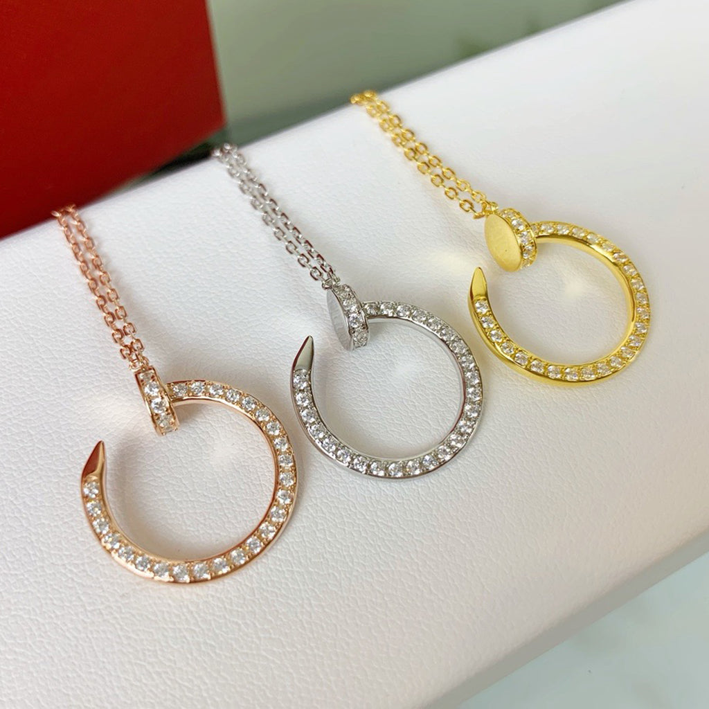 [Elite]JUSTE NECKLACE FULL DIAMOND