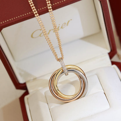 [Elite]TRINITY MEDIUM  DIAMONDS NECKLACE