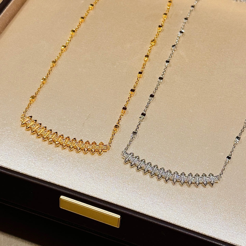 [Elite]CLASH  SMALL FULL DIAMOND NECKLACE