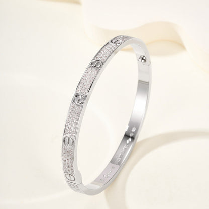 [Elite]LOVE BRACELET 4.8MM DIAMOND-PAVED