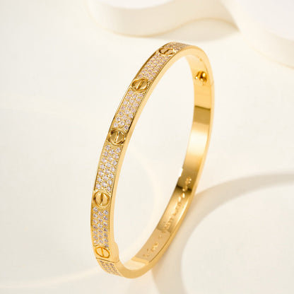[Elite]LOVE BRACELET 4.8MM DIAMOND-PAVED