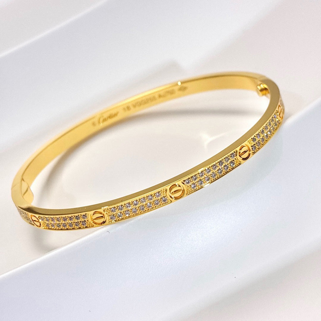 [Elite]LOVE BRACELET 3.65MM DIAMOND-PAVED