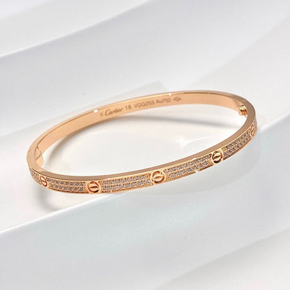 [Elite]LOVE BRACELET 3.65MM DIAMOND-PAVED