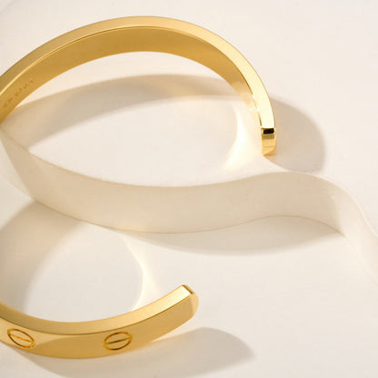[Elite]LOVE BRACELET 6.1MM OPEN CUFF