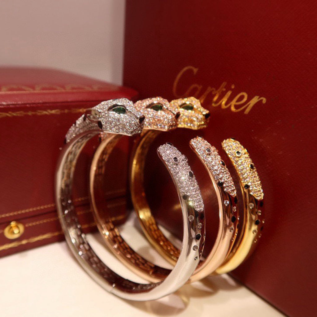 [Elite]PANTHERE BIG BRACELET DIAMONDS