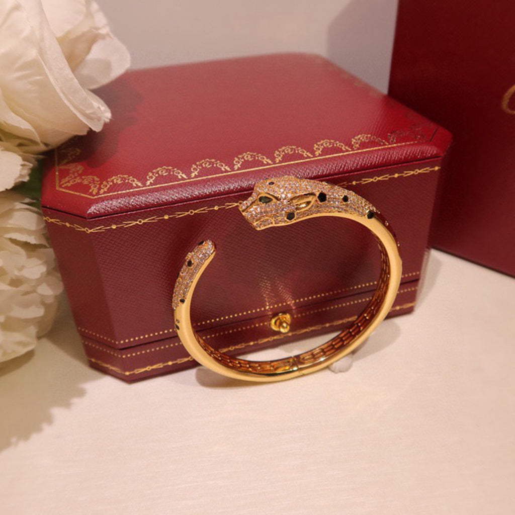 [Elite]PANTHERE BIG BRACELET DIAMONDS