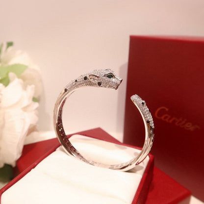 [Elite]PANTHERE BIG BRACELET DIAMONDS