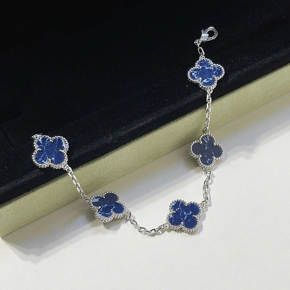 [Elite]CLOVER 5 MOTIF PIETERSITE BRACELET COLLECTION
