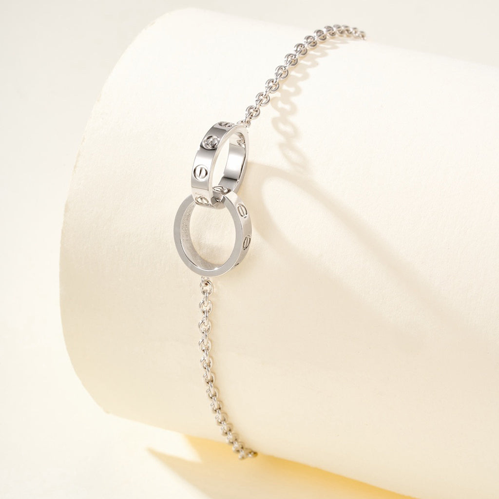 [Elite]LOVE BRACELET DOUBLE RING