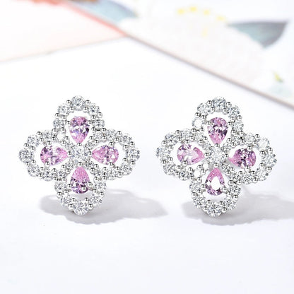 [Elite]LOOP EARRINGS FULL MOTIF DIAMOND 16MM