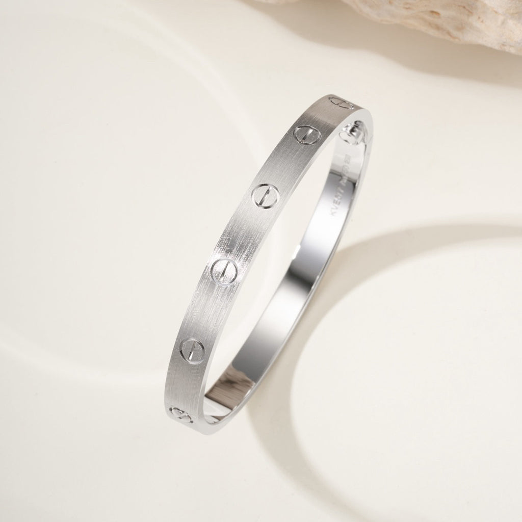 [Elite]LOVE BRACELET 6.1MM BRUSHED