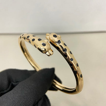 [Elite]PANTHERE DOUBLE HEADED OPEN BRACELET
