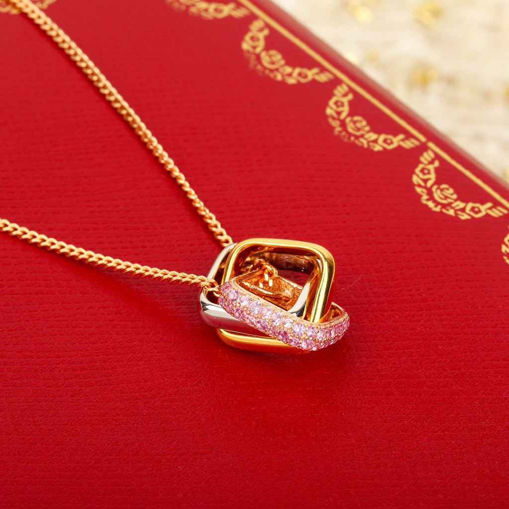 [Elite]TRINITY CUSHION NECKLACE COLLECTION