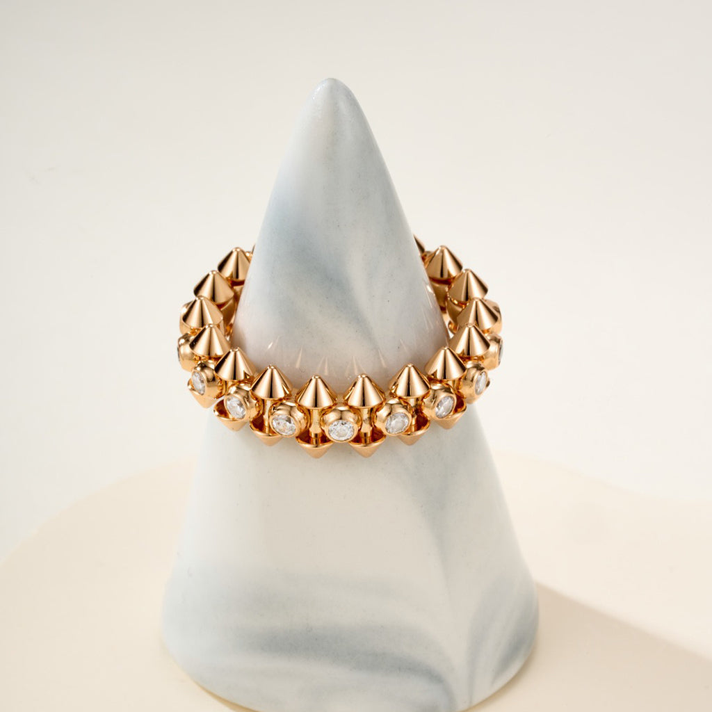 [Elite]CLASH 6.8MM DIAMOND MEDIUM RING