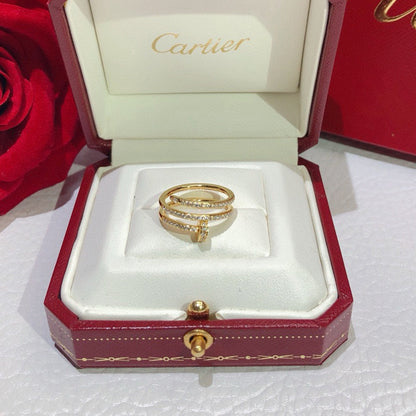 [Elite]JUSTE RING 4.8MM FULL DIAMOND