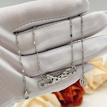 [Elite]PANTHERE FULL DIAMOND NECKLACE
