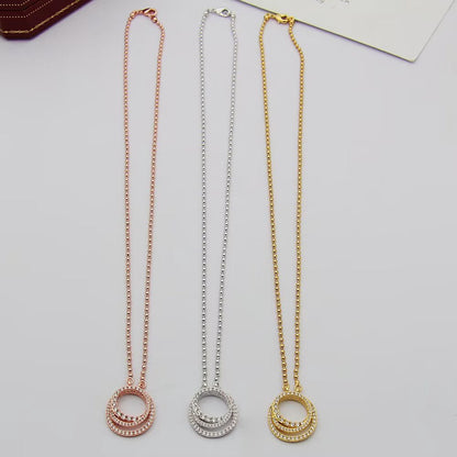 [Elite]ETINCELLE  FULL DIAMOND NECKLACE