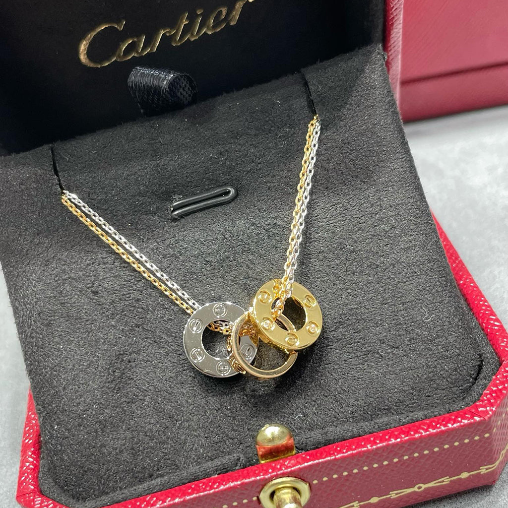 [Elite]LOVE 6 DIAMOND PENDANT NECKLACE