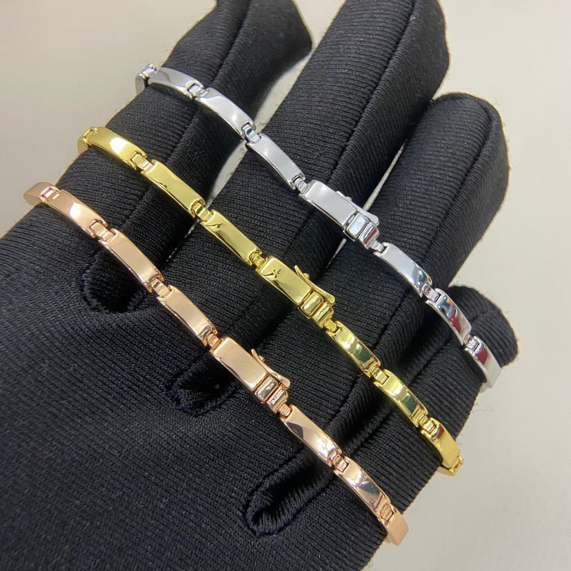 [Elite]PANTHERE HALF DIAMOND ON CHAIN BRACELET