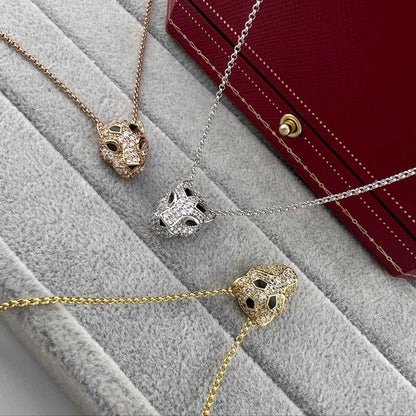[Elite]PANTHERE FULL DIAMOND NECKLACE