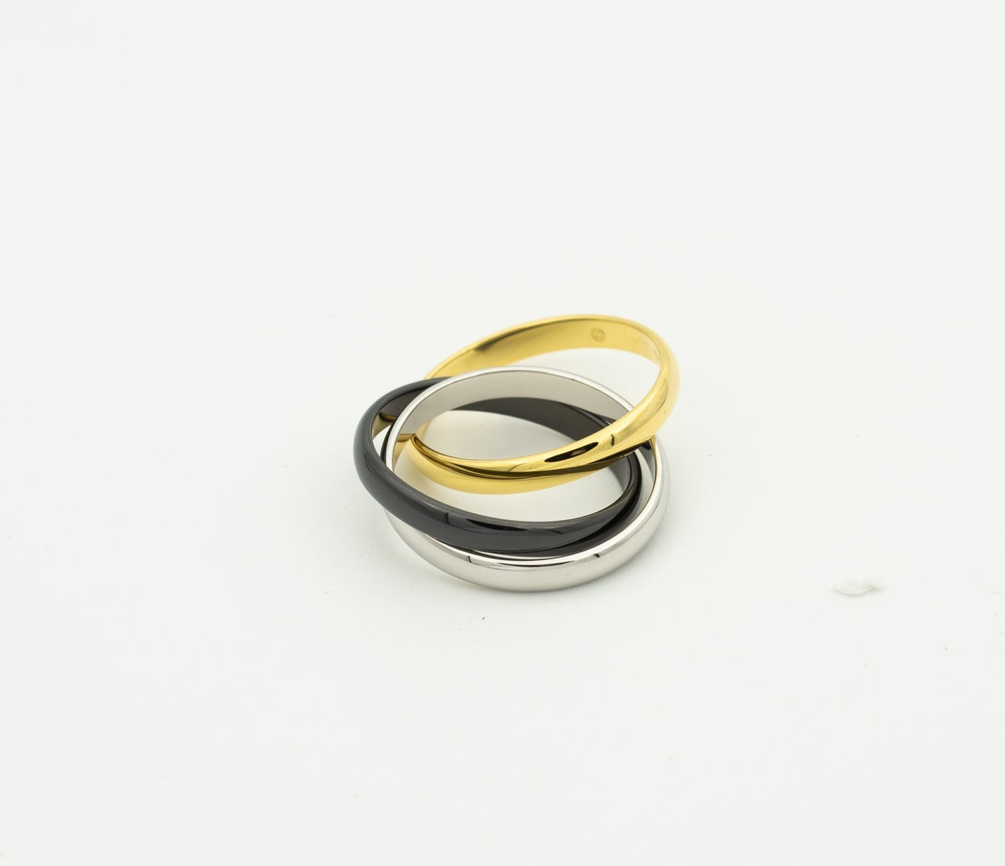 [Elite]TRINITY RING BLACK GOLD SILVER