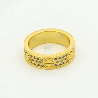[Elite]LOVE RING 5.5MM DIAMONDS PAVED