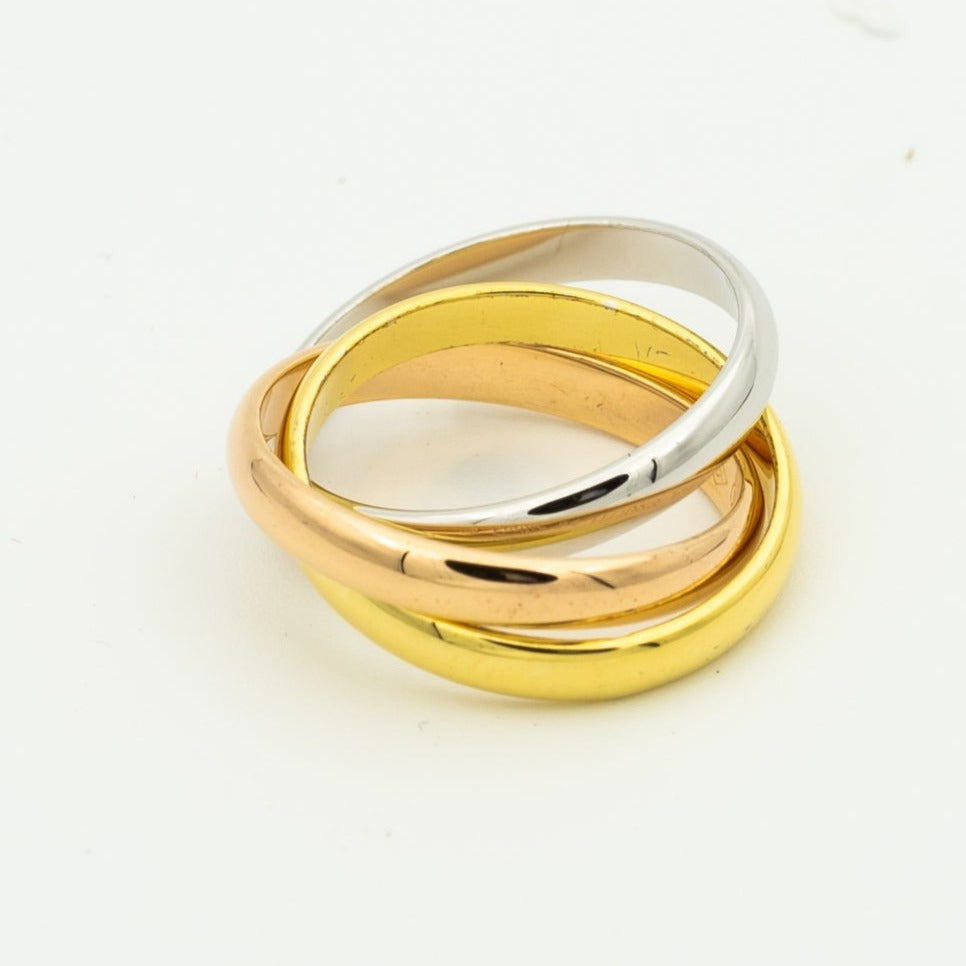 [Elite]TRINITY RING GOLD PINK GOLD SILVER