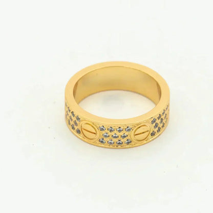[Elite]LOVE RING 5.5MM DIAMONDS PAVED