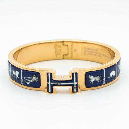 [Elite]H BRACELET BLUE CERAMIC