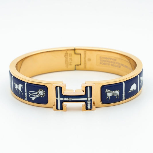 [Elite]H BRACELET BLUE CERAMIC