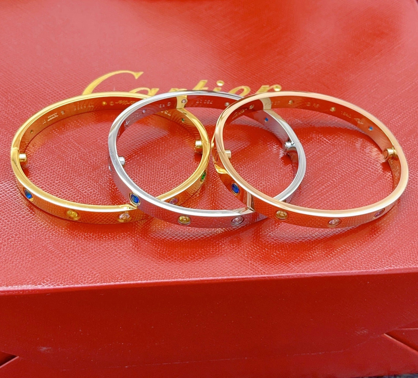 [Elite]2026 RAINBOW LOVE BRACELET 6.1MM  10 DIAMONDS