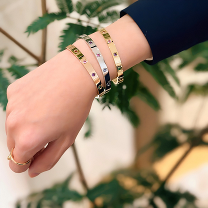 [Elite]2026 RAINBOW LOVE BRACELET 6.1MM  10 DIAMONDS