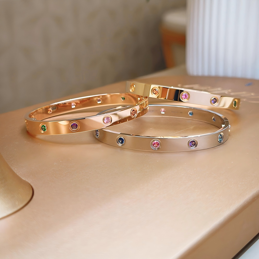 [Elite]2026 RAINBOW LOVE BRACELET 6.1MM  10 DIAMONDS