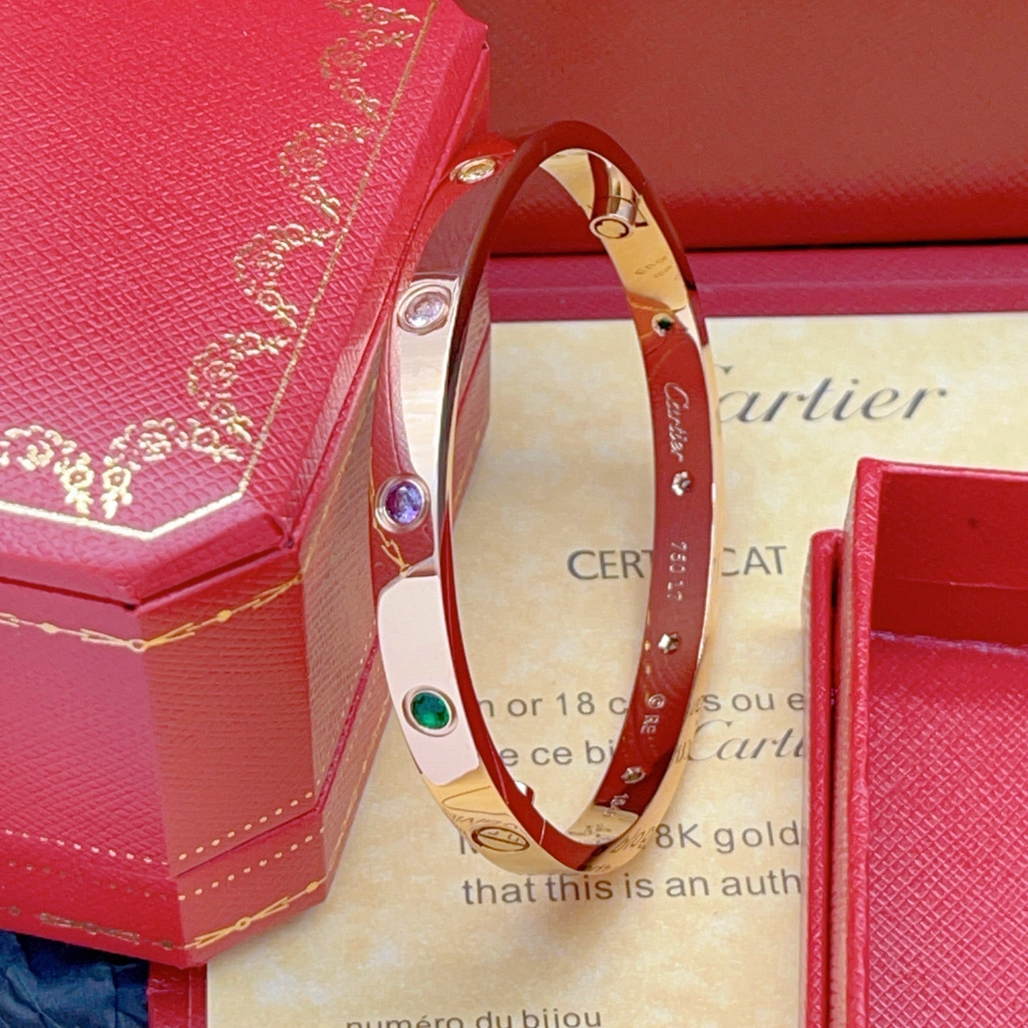 [Elite]2026 RAINBOW LOVE BRACELET 6.1MM  10 DIAMONDS