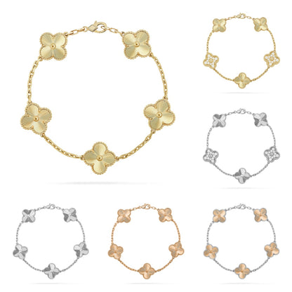 [Elite] CLOVER 5 MOTIF LASER BRACELET COLLECTION