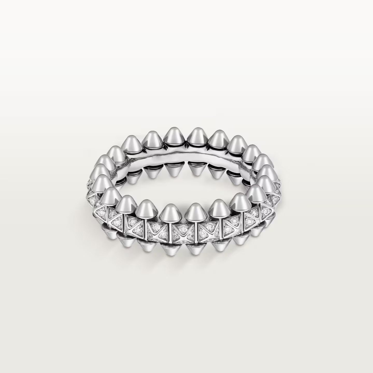 [Elite]CLASH 6.4MM SMALL FULL DIAMOND RING
