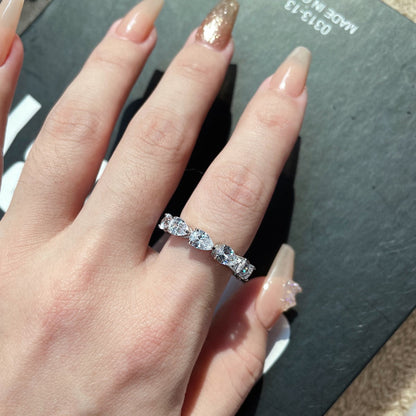 [Elite]Exquisite Pear Cut Tennis Ring