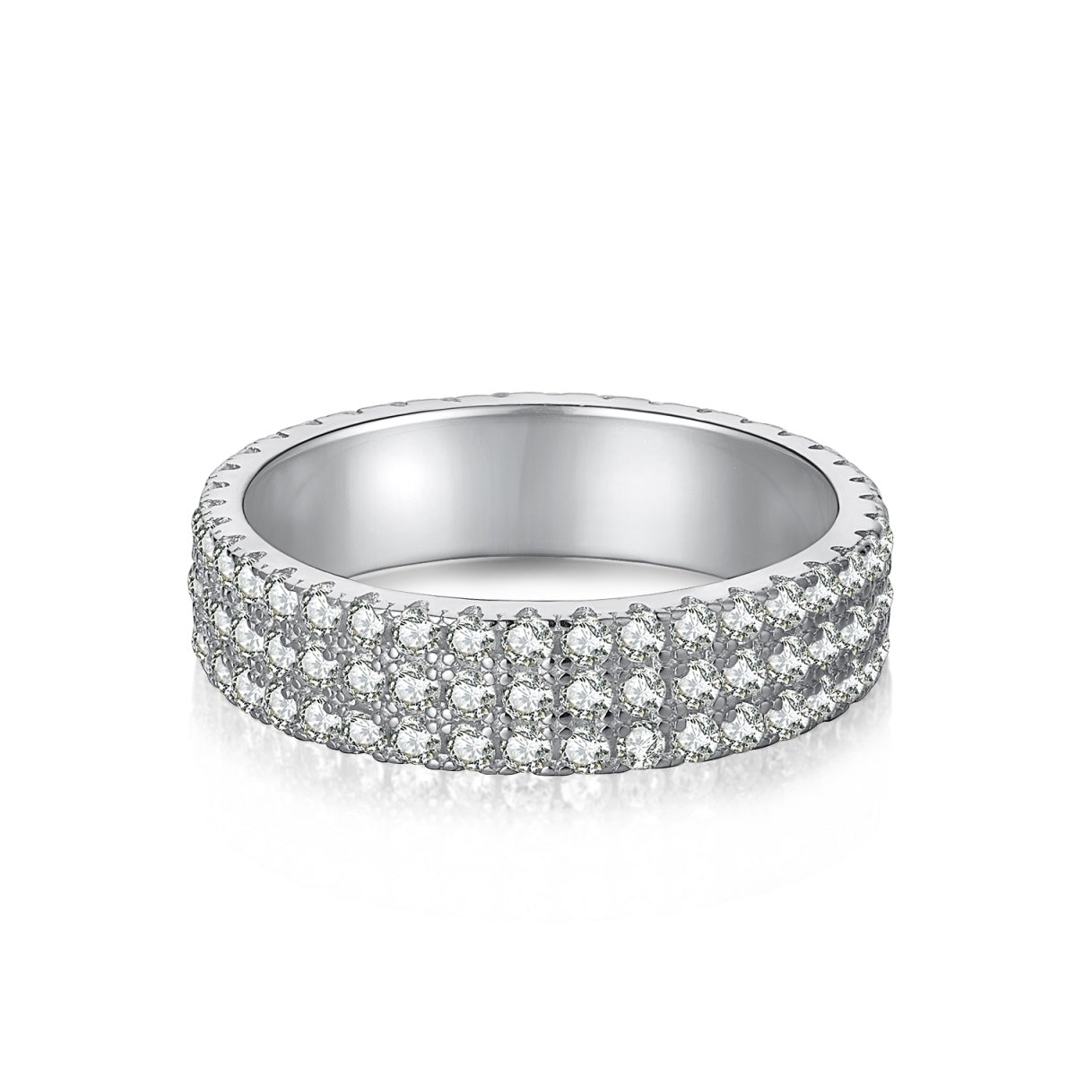 [Elite]Dainty Round Cut Tennis Ring