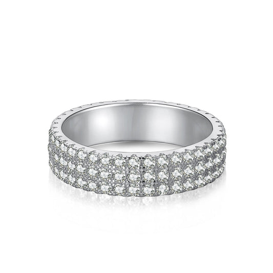 [Elite]Dainty Round Cut Tennis Ring