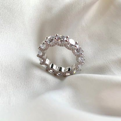 [Elite]Gorgeous Round Cut Tennis Ring