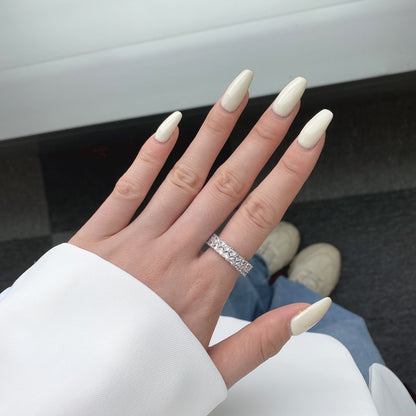 [Elite]Sparkling Full Heart Ring