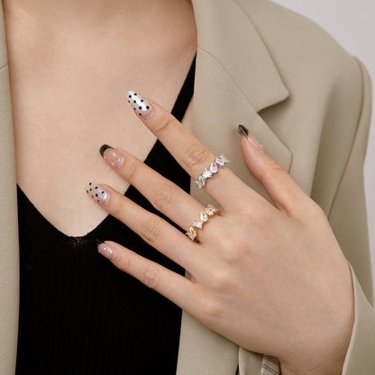 [Elite]Delicate Multi Cut Ring