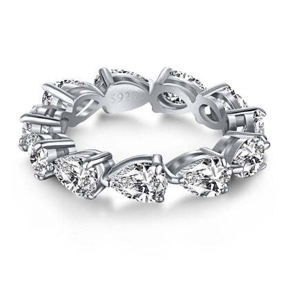 [Elite]Exquisite Pear Cut Tennis Ring